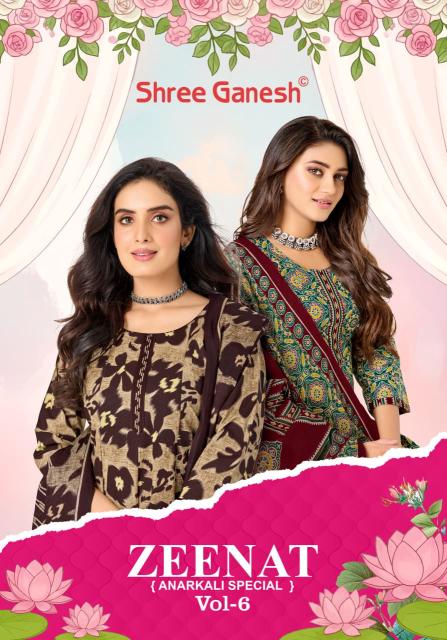 Shree ganesh zeenat vol-6 wholesale rate branded kurtis
